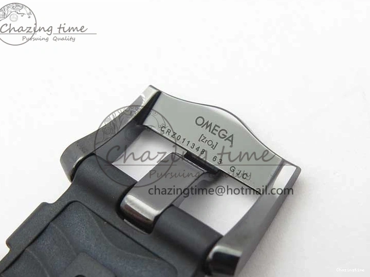 0130 Seamaster Diver 300M Real Ceramic Case VSF 1:1 Best Edition on Black Rubber Strap A8806 (Free Nato) SunProtective 7935